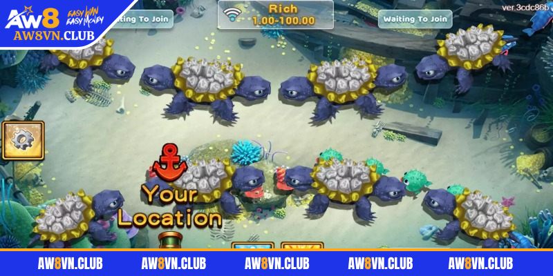 Bao Chuan Fishing AW8 – Game Bắn Cá Cướp Biển Ăn Tiền  3 Mỗi loại vũ khí có thời gian hồi chiêu từ 5–10 giây
